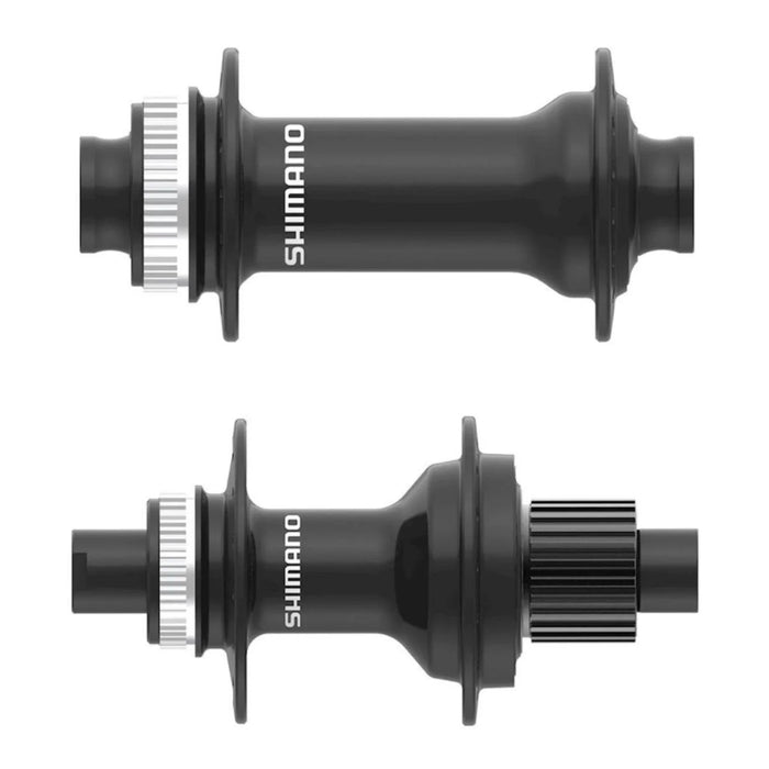 JUEGO MANZANAS SHIMANO 32H FH/HB-TC500-MS-B 12X148 15X110 EJE PASANTE, MICRO SPLINE (403540)