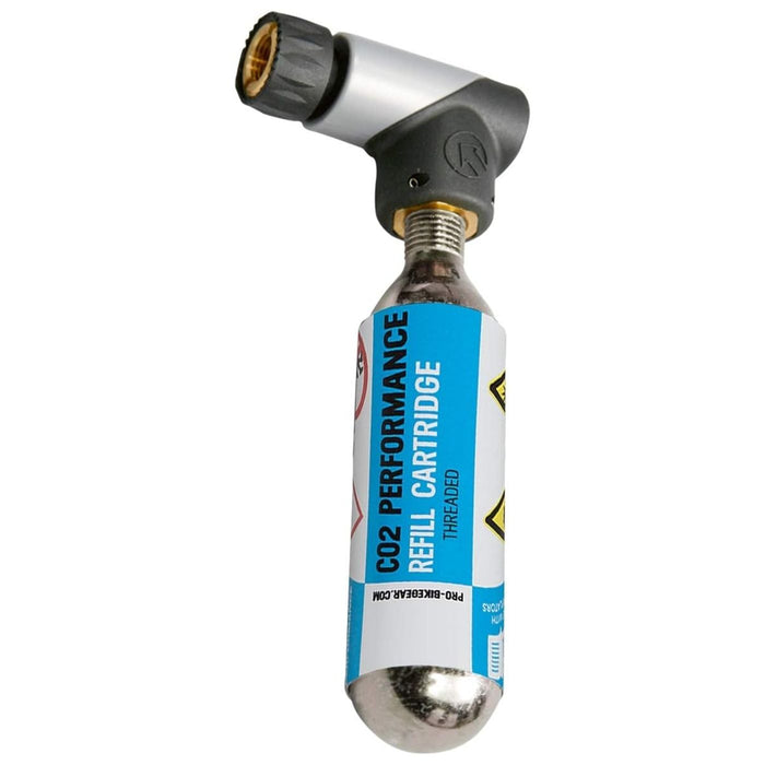 MICRO INFLADOR PRO CO2 NEGRO/PLATA (801511)