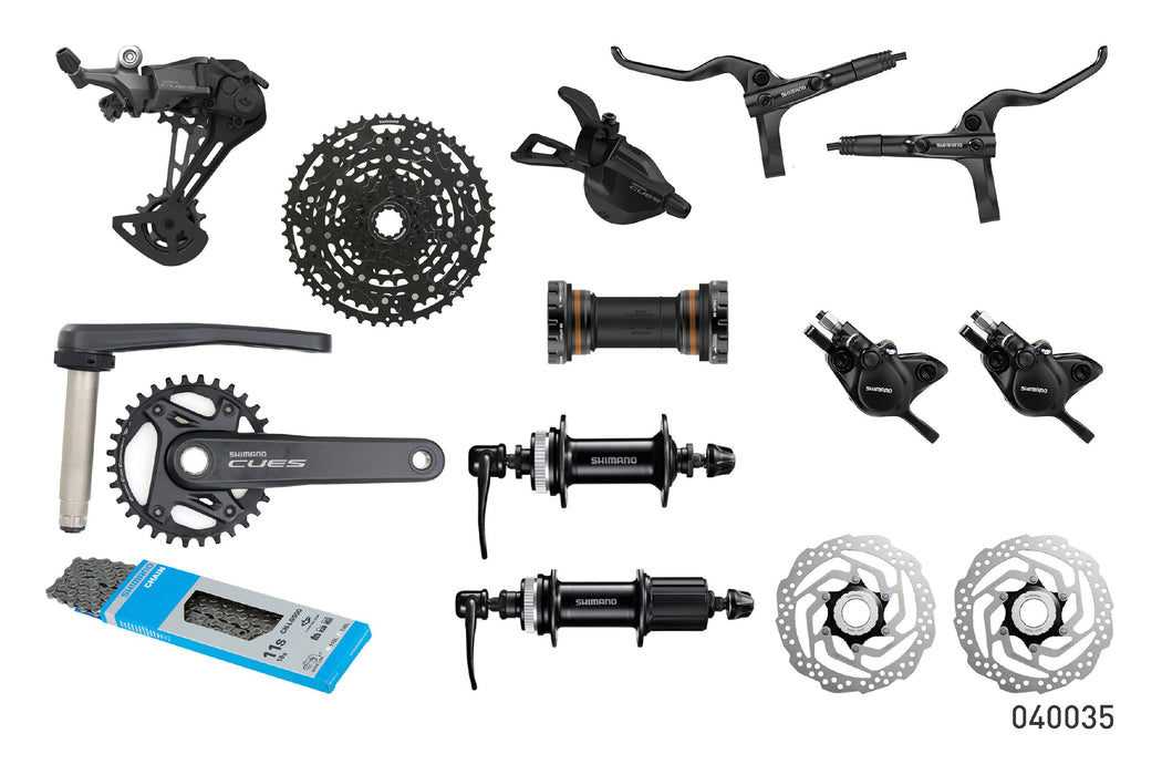 GRUPO 1X10 VEL CUES MONOPLATO 32T 11/48T SHIMANO (040035)