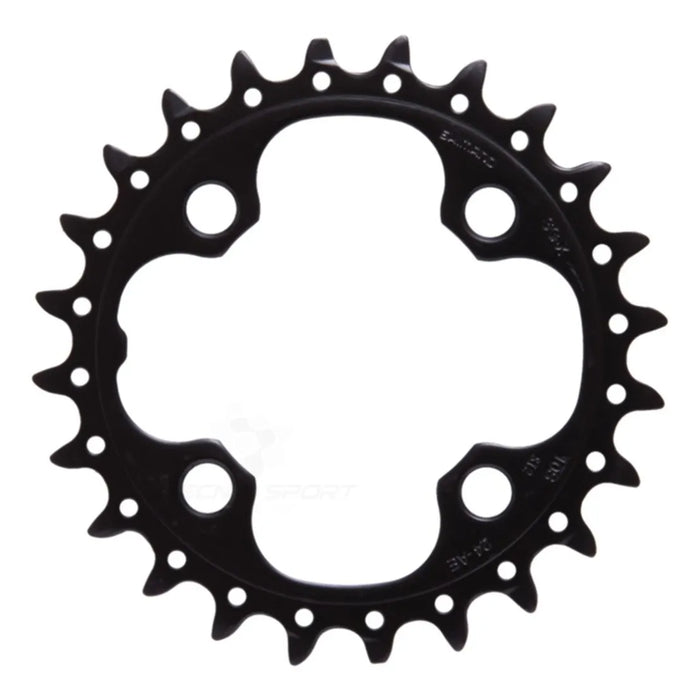 CORONILLA 24 T FC-M590 NEGRA SHIMANO -P/TRIPLA ALIVIO (305711)