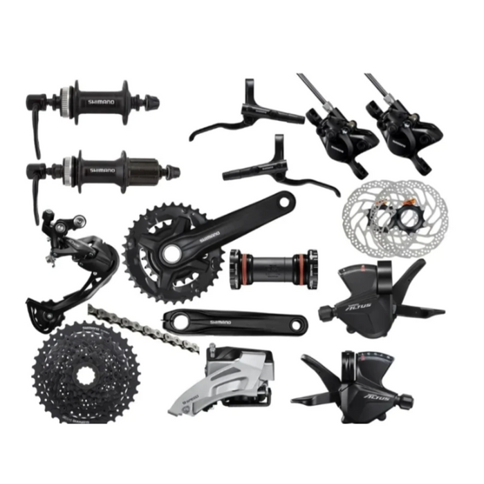 GRUPO MTB ALTUS 2x9 VEL M2000 HIDRAULICO SHIMANO (040006)