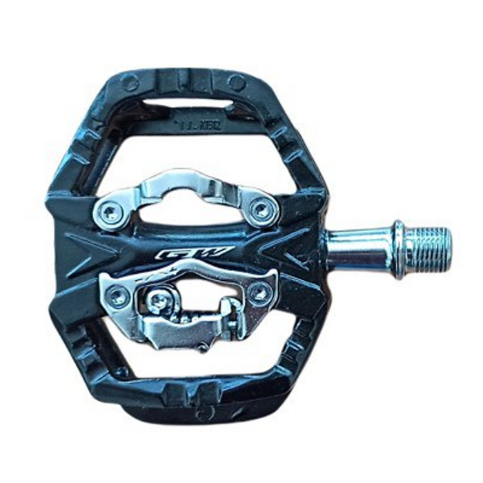 PEDAL MTB DOBLE SERVICIO ZP-109S GW NEGRO ALUM 9/16 (303460)