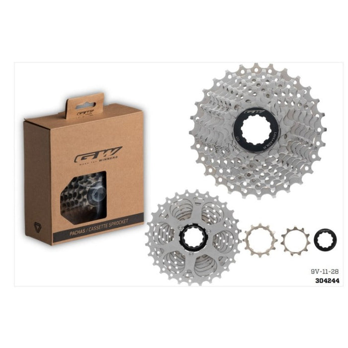 PACHA 9 VEL GW 11/28T CASSETTE MTB HR9-28 (304244)