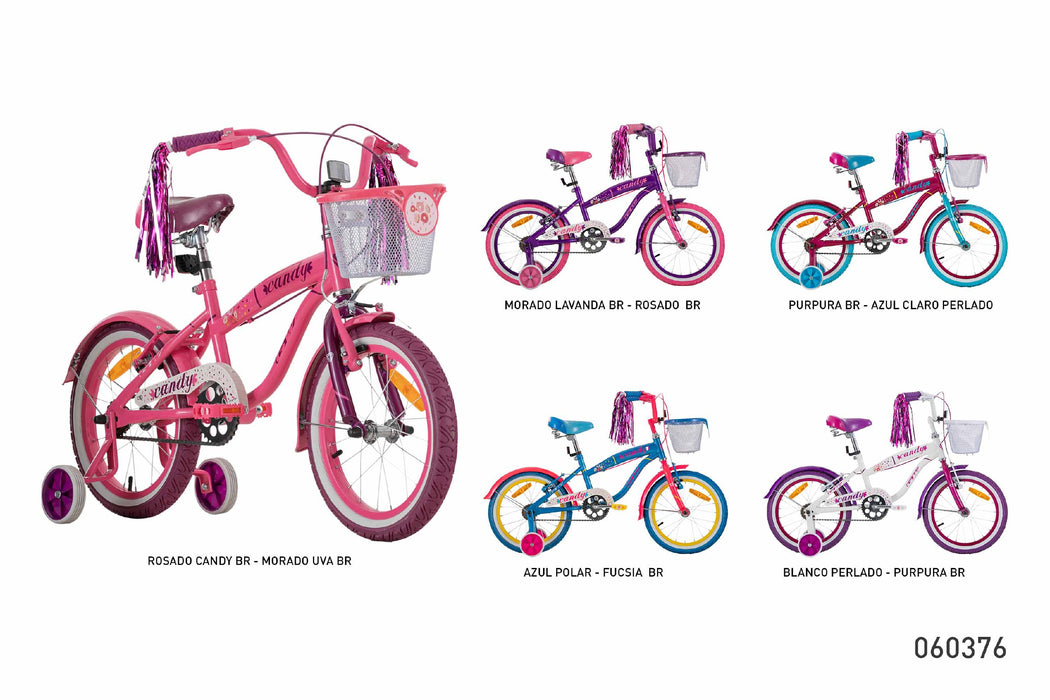 BICICLETA RIN 16 GW CANDY (060376)