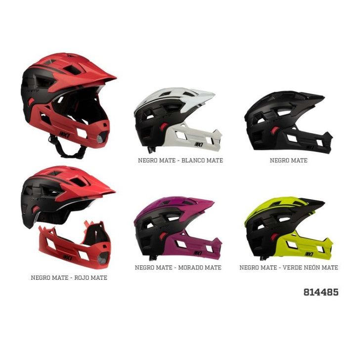 CASCO  FULLFACE INFANTIL BMX REMOVIBLE X1 GW (814485)