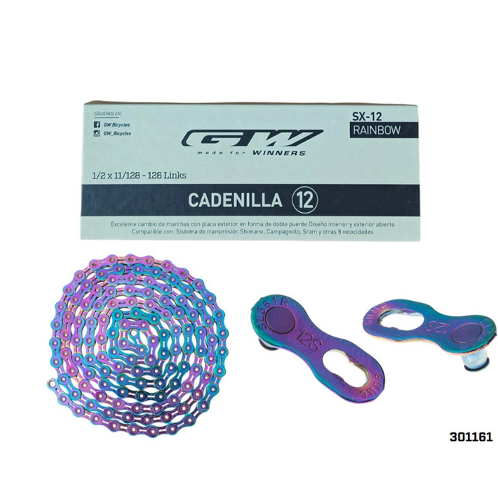 CDNILLA 12VEL GW SX12 TORNASOL PERFORADA RAINBOW SUPER LIGHT (301160)(301161)