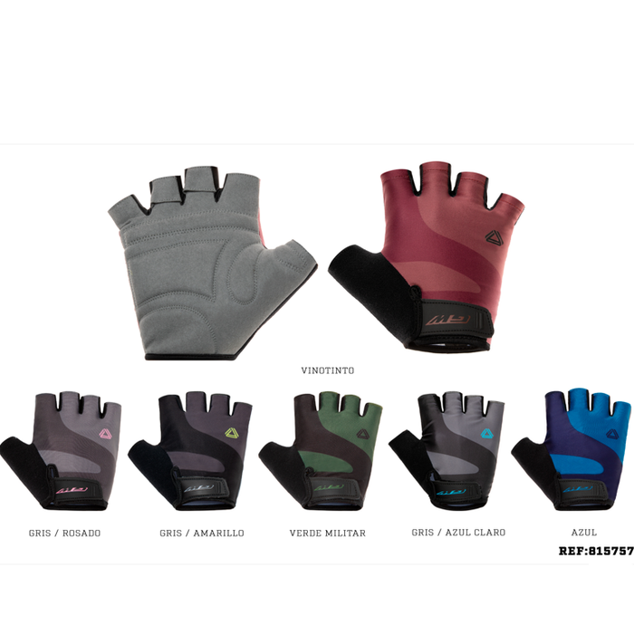 GUANTES RUTA-MTB CORTOS GW RIDER/ STRONG/ PUMP/DROP/ FLIER A-001 (815757) (815756) (815671) (815676) (815677)