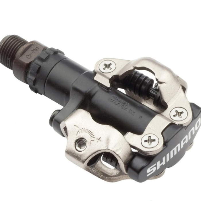 PEDAL MTB  PD-M520 SHIMANO CLIPES  NATURAL-NEG (303442)