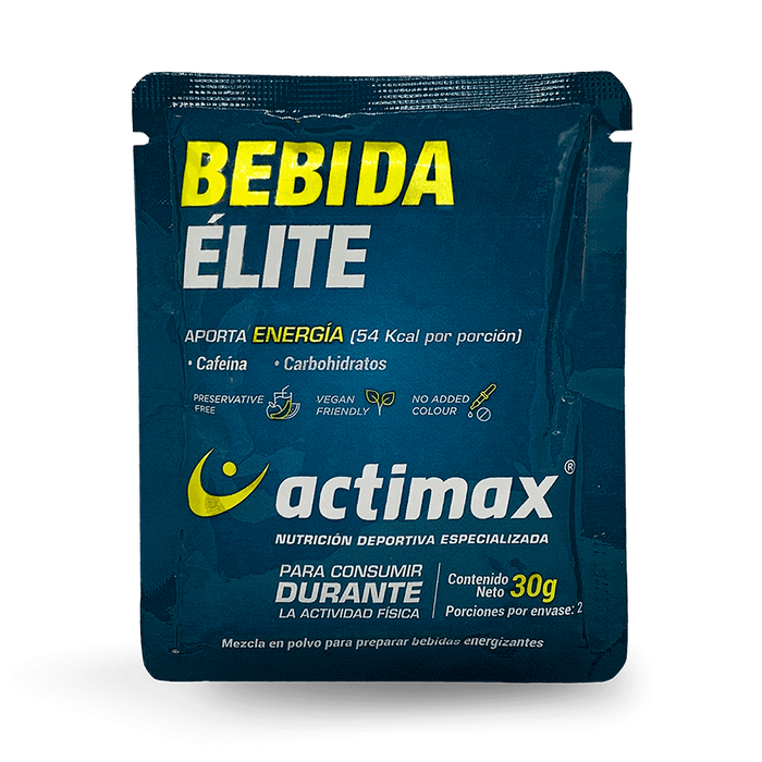 SACHET DE BEBIDA ÉLITE CON CAFEÍNA.