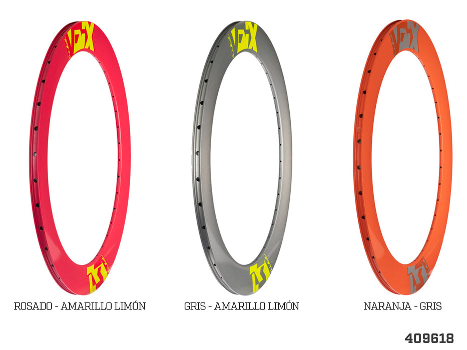 ARO 700 GW COLORES FIXIE 1,3 68MM EN ALUMINIO (409618) CUATRO PARED