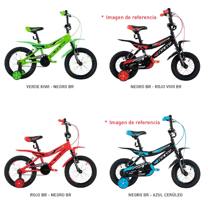 BICICLETA RIN 16 MOTO BMX GW TXT650 (060365)